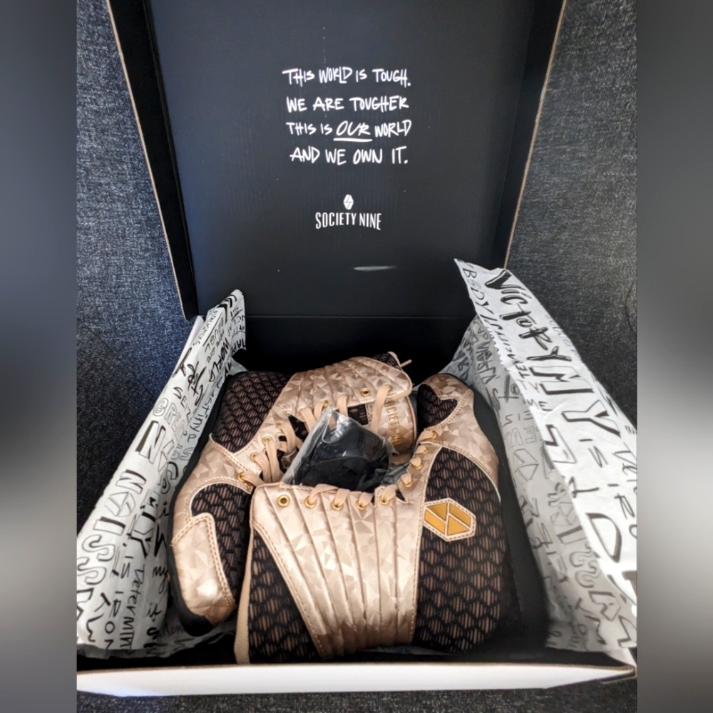 Society Nine Stylish High-Top Sneakers